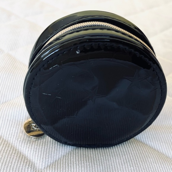 YSL Yves Saint Laurent Mini Black Patent Foundation Case MakeUp Case Coin Purse - Picture 9 of 9